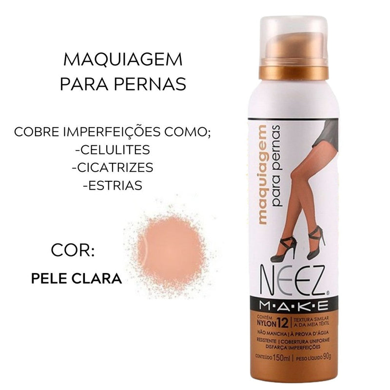 Spray Maquiagem De Perna Esconde Celulite - Nanii Shop